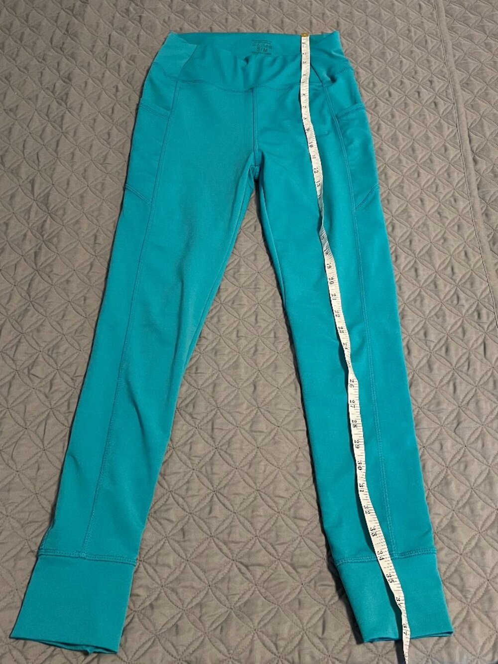 teal leggings